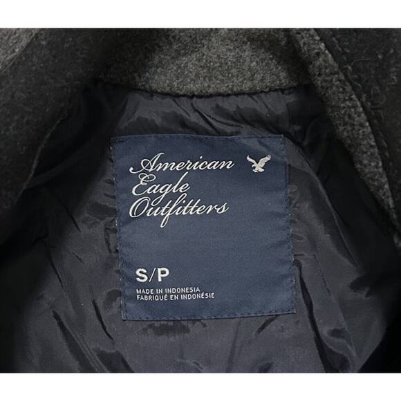 Y2K American Eagle Women’s Wool Blend Plaid Jacket Buckle & Zipper Details Sz S - Picture 4 of 7